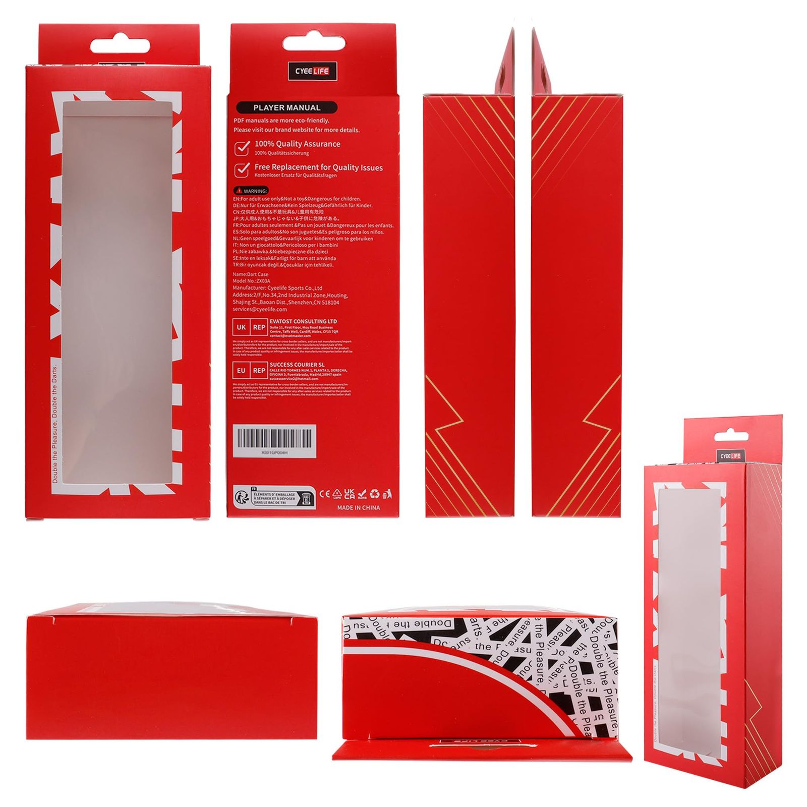 追加のダーツチップとギフト収納ボックスが30個付いていますダーツ