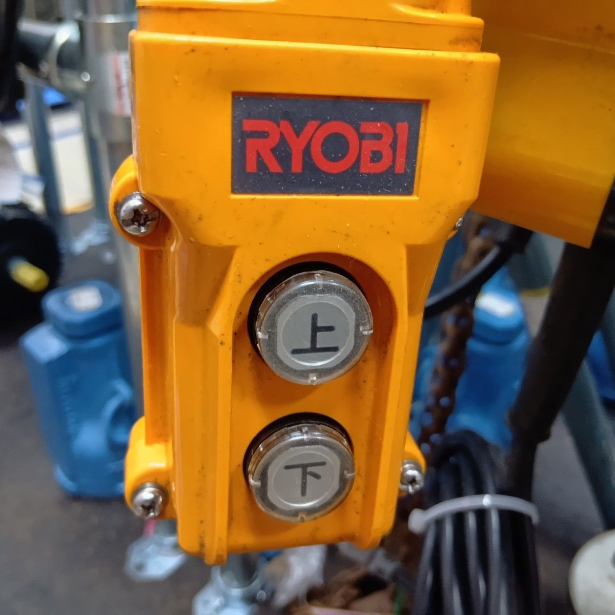 RYOBI リョービ ウインチ WIM-125A オレンジ 程度B リモコン付 コード 