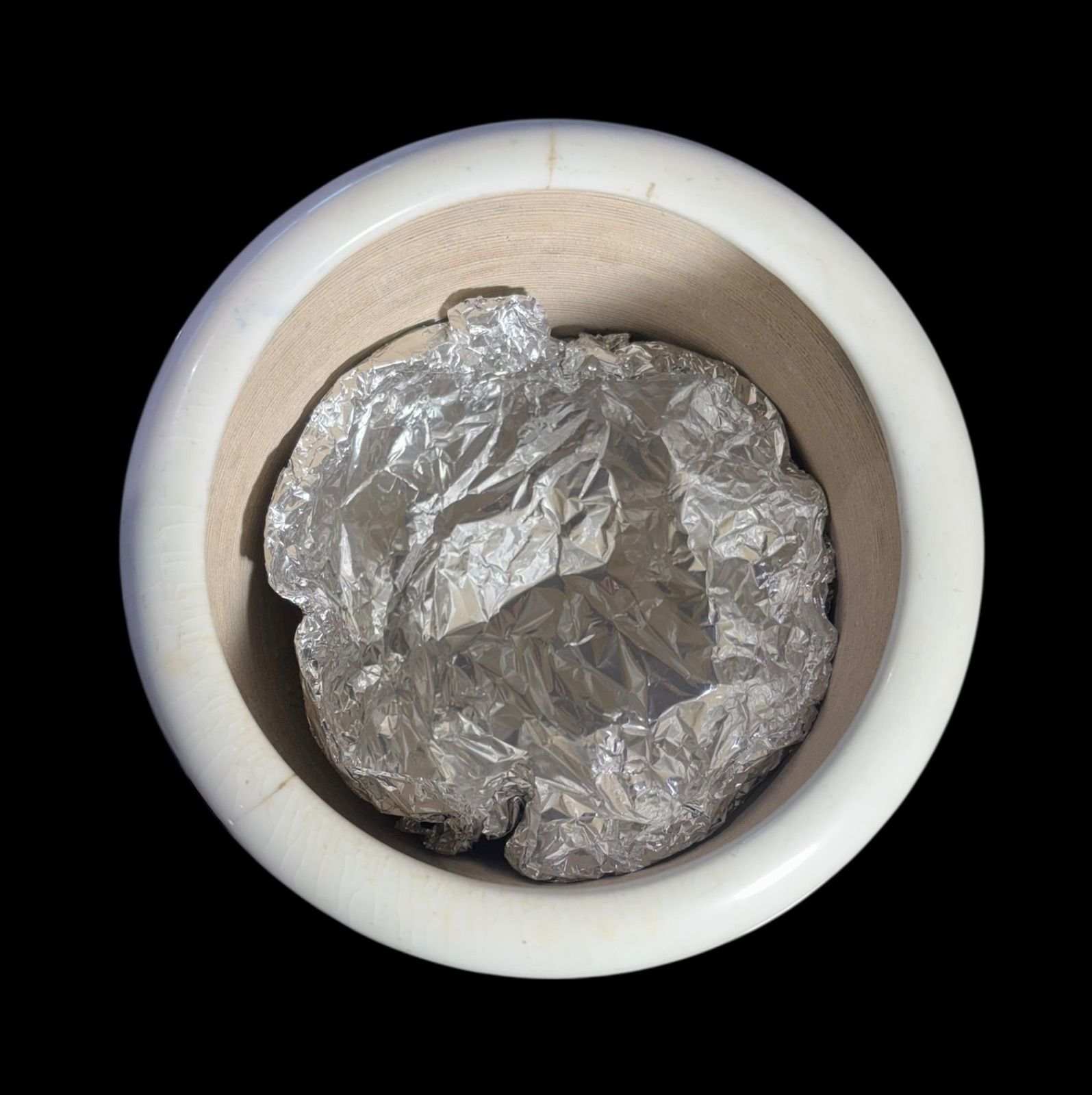 明治期 染付 火鉢 鶴松竹梅人物図 火鉢 陶器 時代物 古道具 骨董品