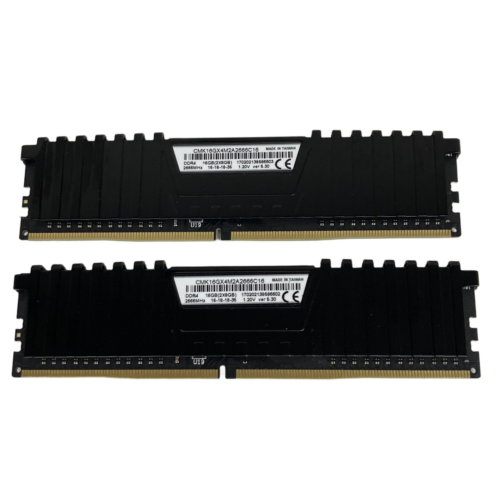 CORSAIR CMK16GX4M2A2666C16 VENGEANCE LPX メモリ DDR4 計16GB 8GB×2