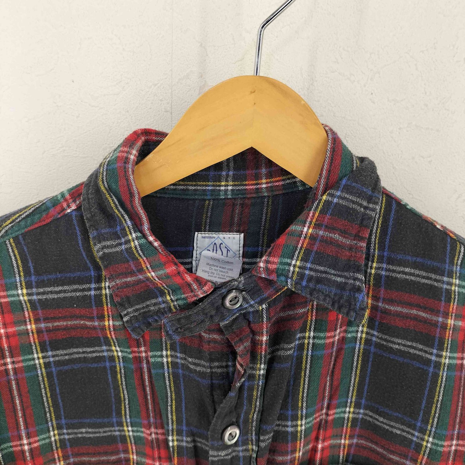 ポストオーバーオールズ POST OVERALLS USA製 チンスト付きチェック