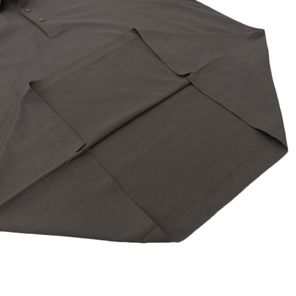 HERNO ヘルノ 美品 コットン 半袖ポロシャツ トップス メンズ カーキ