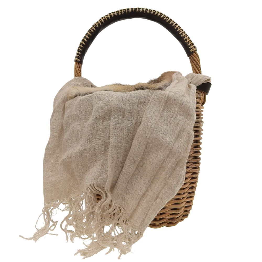 ebagos エバゴス モチアルク ヤマコトバ ミニバーキン かごバッグ