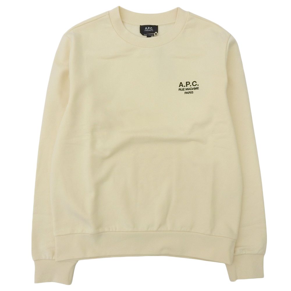 A.P.C. アーペーセー 新品同様 コットン ロゴ刺繍 スウェットプル