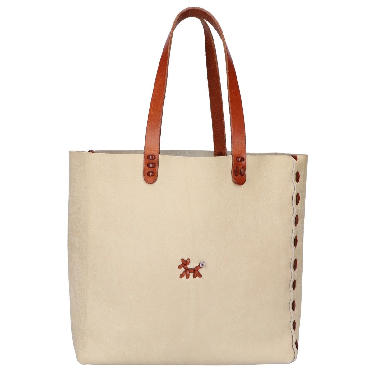 HENRY CUIR アンリークイール ECHOPPE S 犬刺繍 レザー - メルカリ