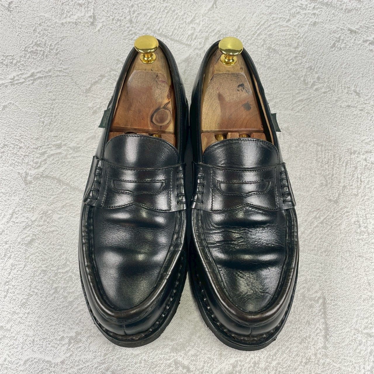良品】PARABOOT パラブーツ REIMS ランス コインローファー 黒