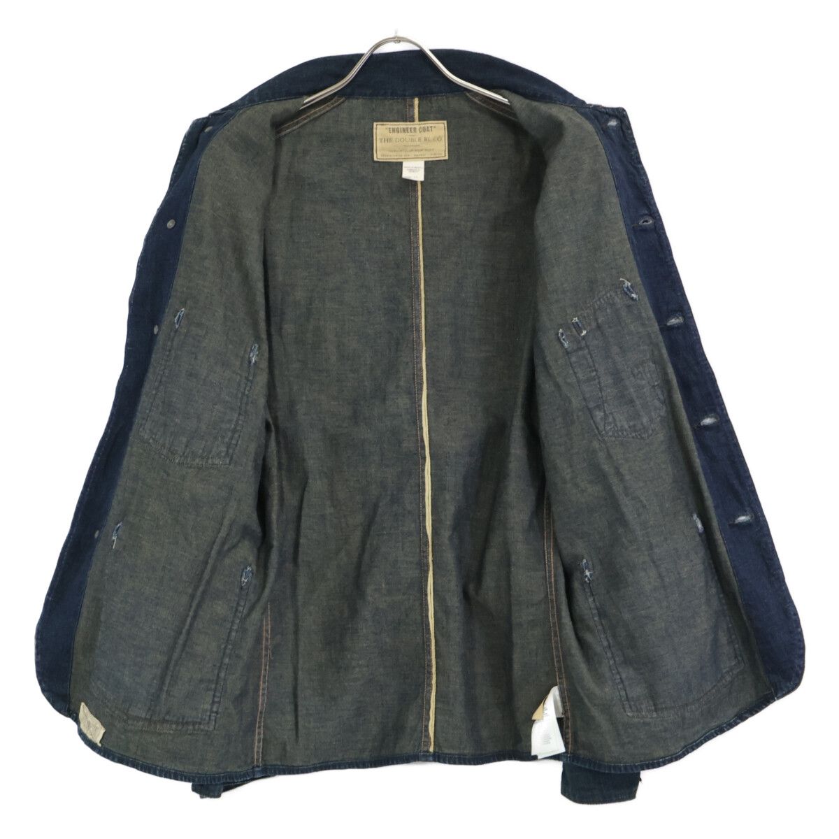 RRL ダブルアールエル 23SS ｲﾝﾃﾞｨｺﾞ ｺｯﾄﾝﾘﾈﾝ ｾﾙﾋﾞｯｼﾞﾃﾞﾆﾑ ｴﾝｼﾞﾆｱｼﾞｬｹｯﾄ