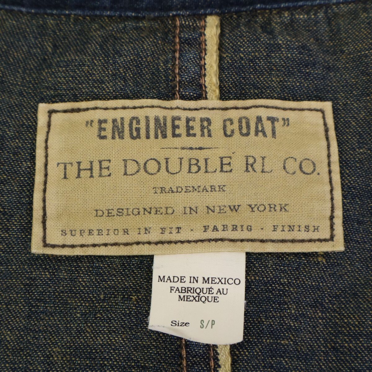 RRL ダブルアールエル 23SS ｲﾝﾃﾞｨｺﾞ ｺｯﾄﾝﾘﾈﾝ ｾﾙﾋﾞｯｼﾞﾃﾞﾆﾑ ｴﾝｼﾞﾆｱｼﾞｬｹｯﾄ