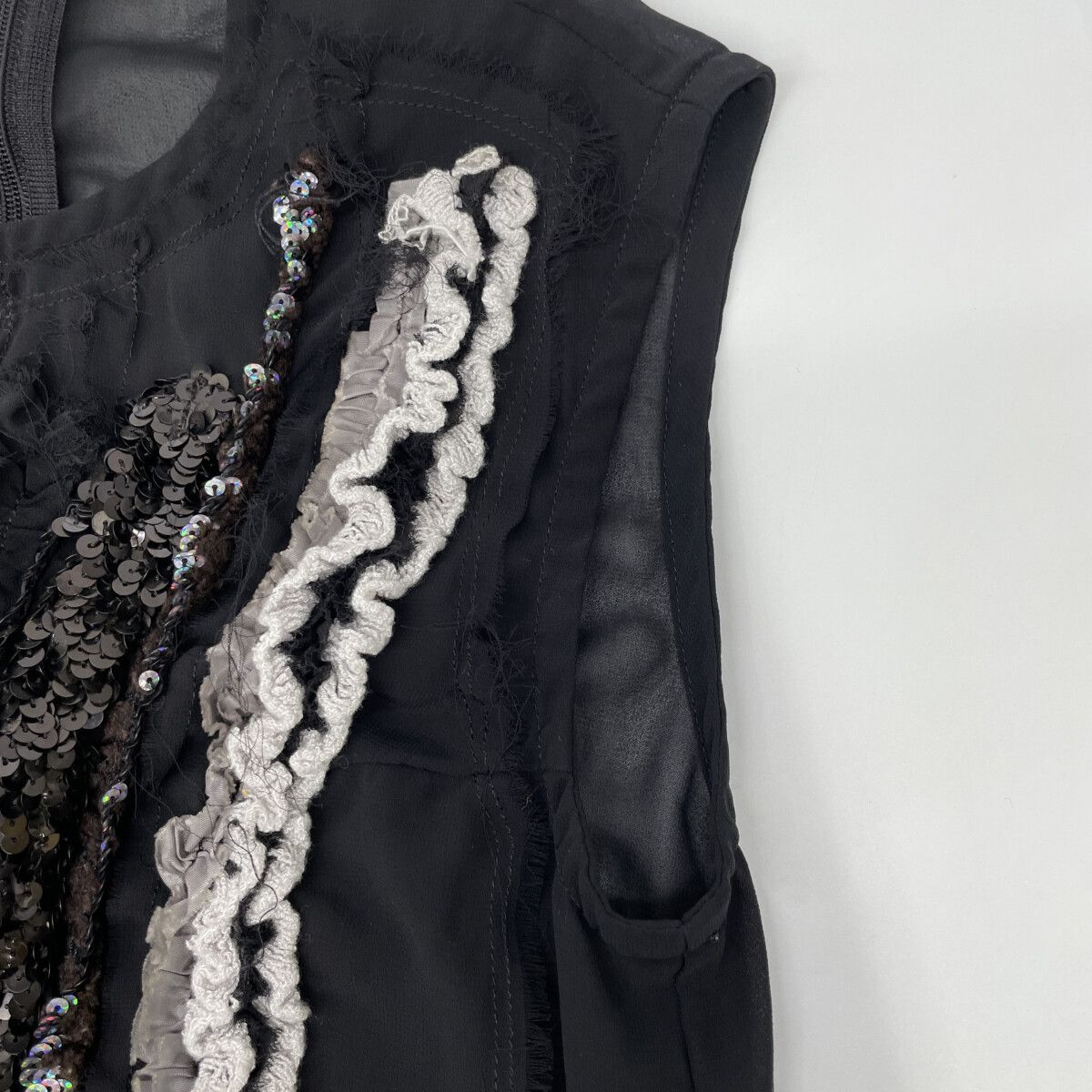 tricotCOMMEdesGARCONS トリココムデギャルソン AD2006 TR-O002 黒