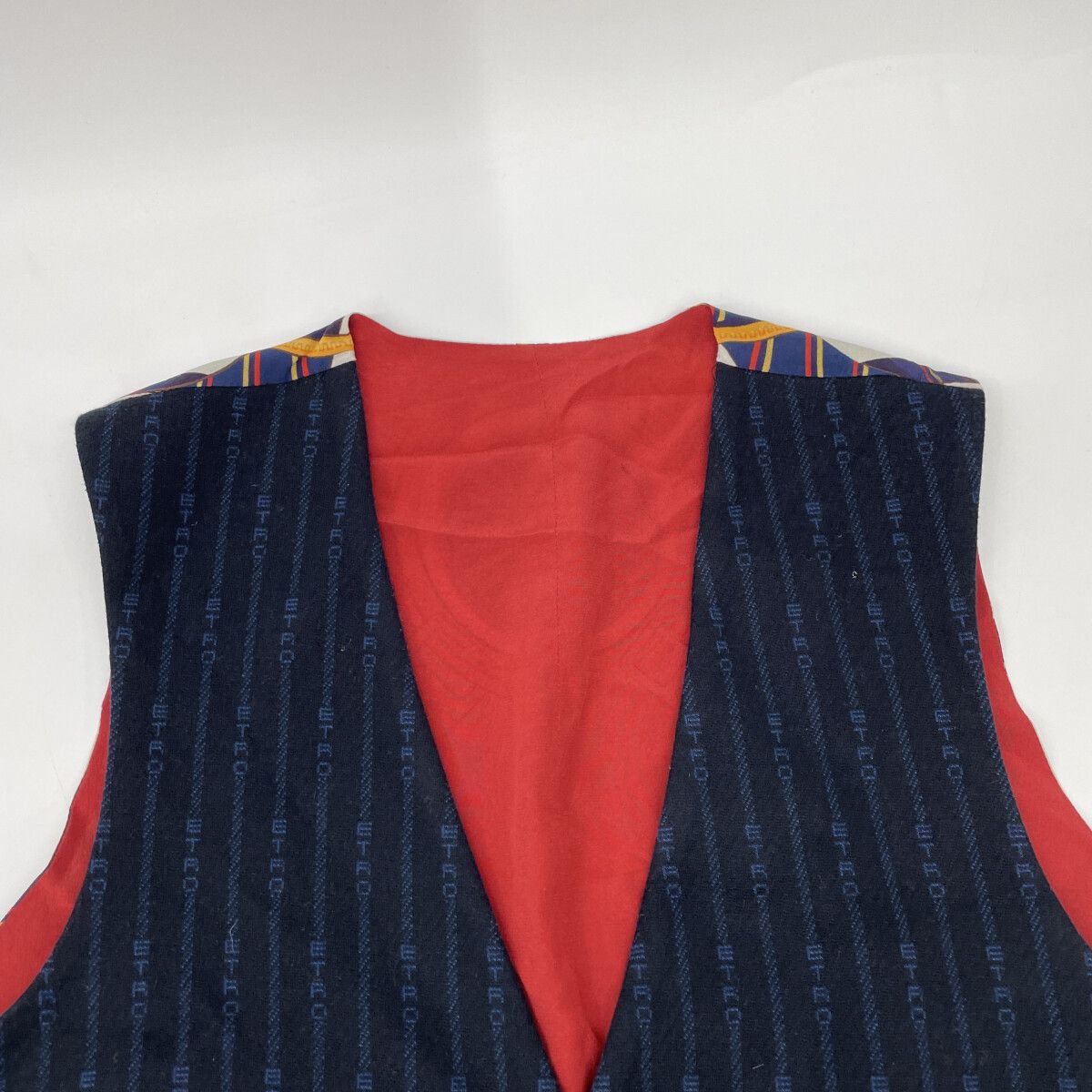 ETRO エトロ ﾈｲﾋﾞｰ 1G960 ｶｼﾐﾔｼﾙｸ ｼﾞﾚ 48 - メルカリ