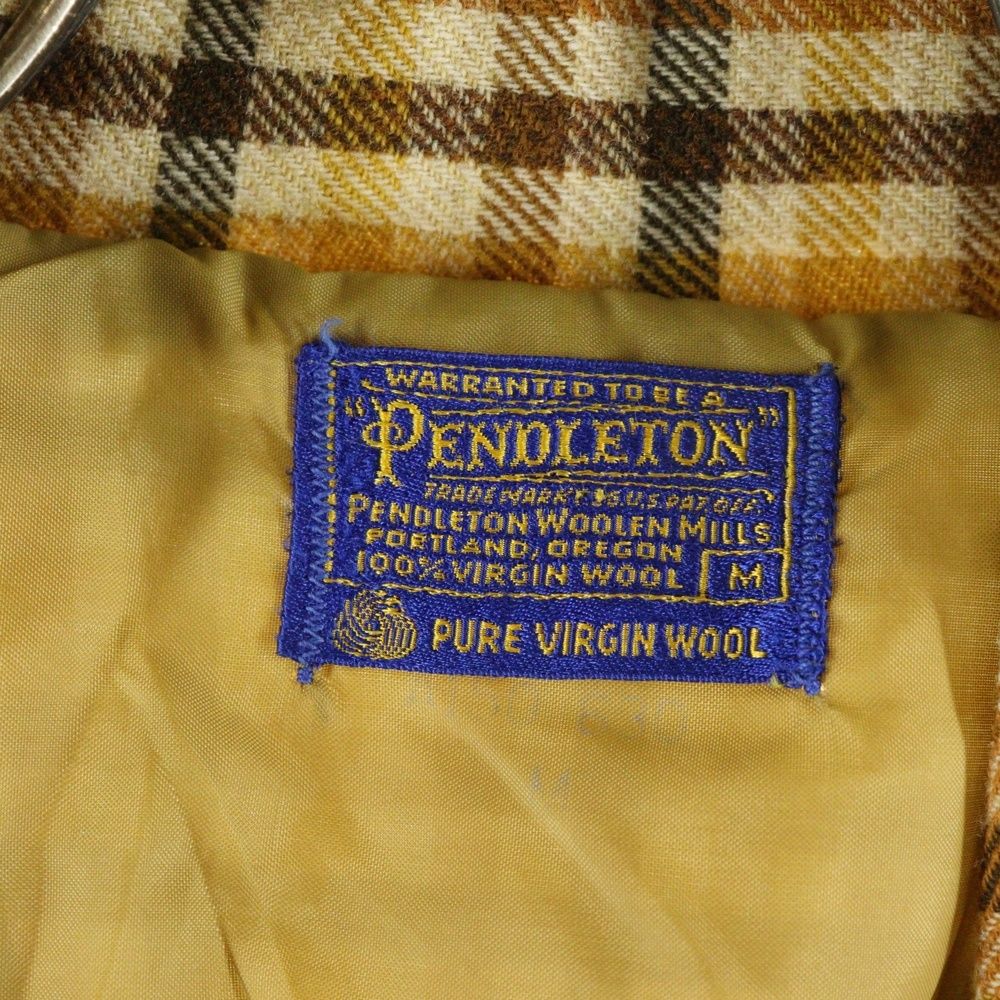 PENDLETON (ペンドルトン) 60s VINTAGE チェック柄 ウール テーラード