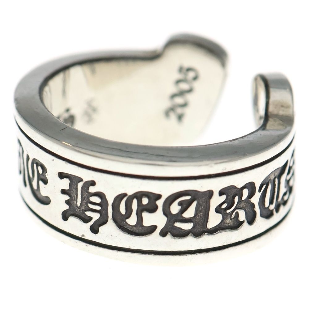 CHROME HEARTS クロムハーツ LG SCROLL LABEL ラージスクロールラベル リング シルバーBCA383 CHROME クロムハーツ HEARTS SCROLL LG LABEL ラージ スクロールラベル