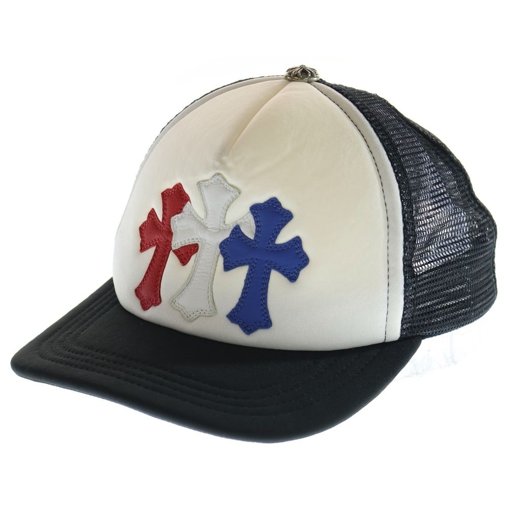 CHROME HEARTS (クロムハーツ) TRUCKER CAP トリコロール セメタリー