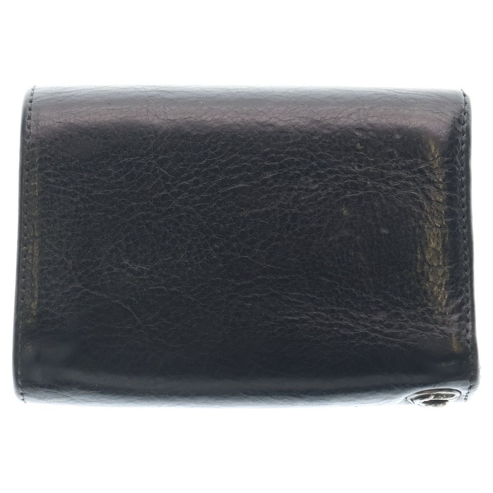 CHROME HEARTS (クロムハーツ) 3FOLD 3フォールド ハートボタン レザー