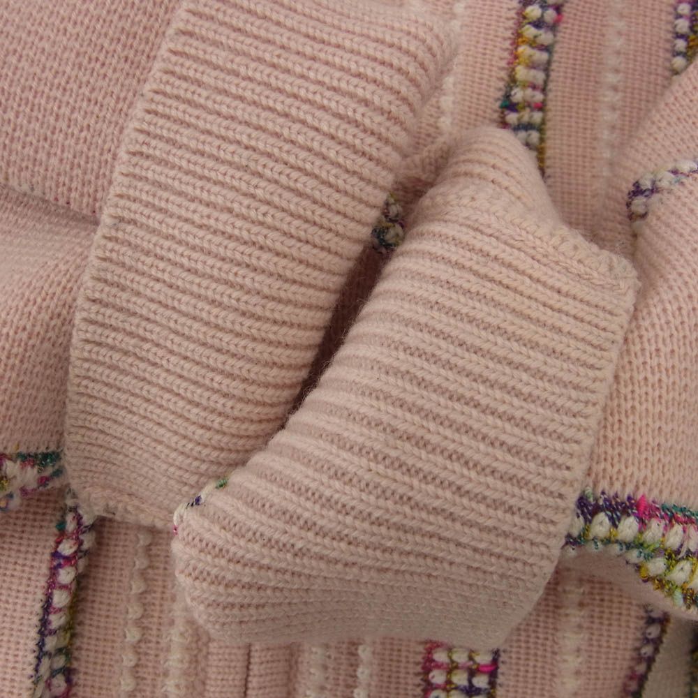 Supreme シュプリーム 24AW RN101837 Speckle Stripe Zip Up Cardigan ジップアップ 長袖 カーディガン ピンク系【中古】 Supreme シュプリーム 24AW RN101837 Speckle Stripe Zip Up Cardigan