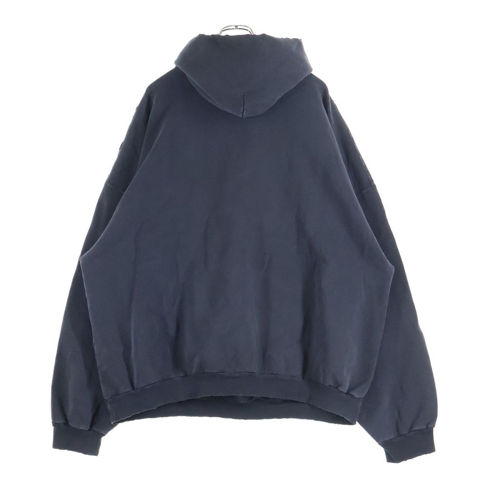 BALENCIAGA (バレンシアガ) 24AW ダメージ加工 ロゴグラフィティ パーカー グレー 821861 TRVY6