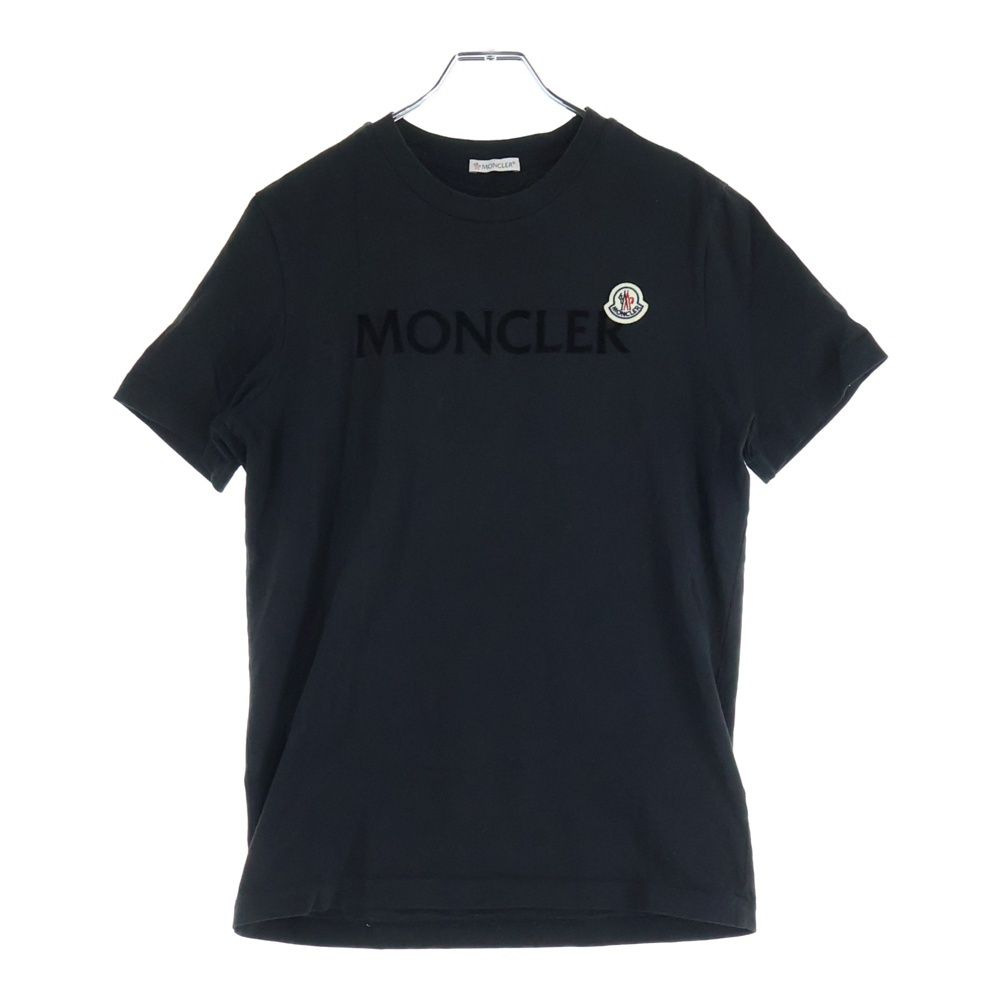 MONCLER (モンクレール) 24AW フロッキーロゴプリント ワッペン クルー