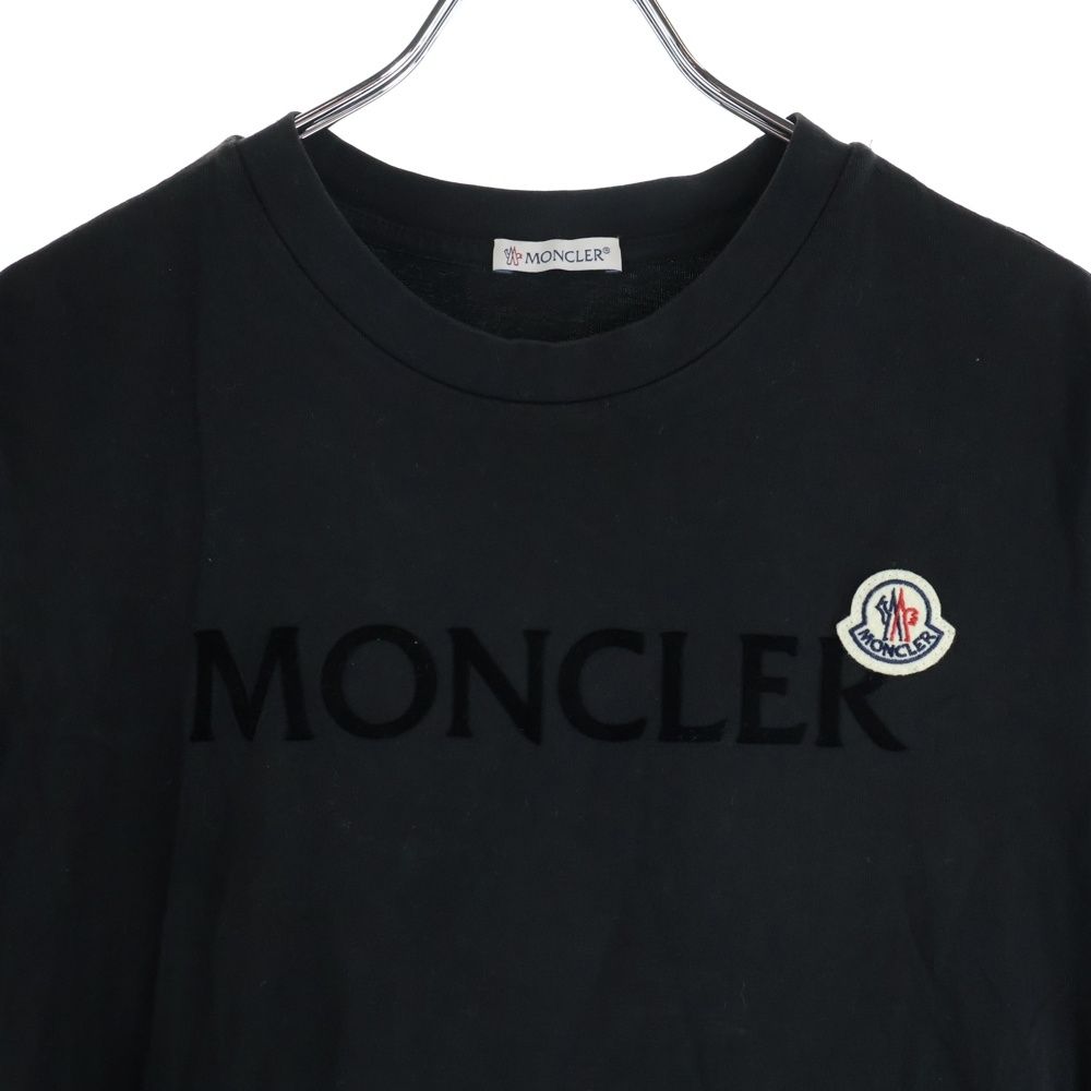 MONCLER (モンクレール) 24AW フロッキーロゴプリント ワッペン クルー