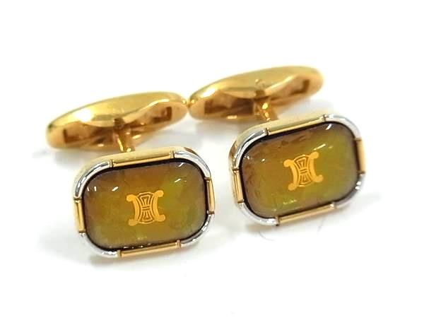 □美品□ CELINE セリーヌ ヴィンテージ カフスボタン カフリンクス