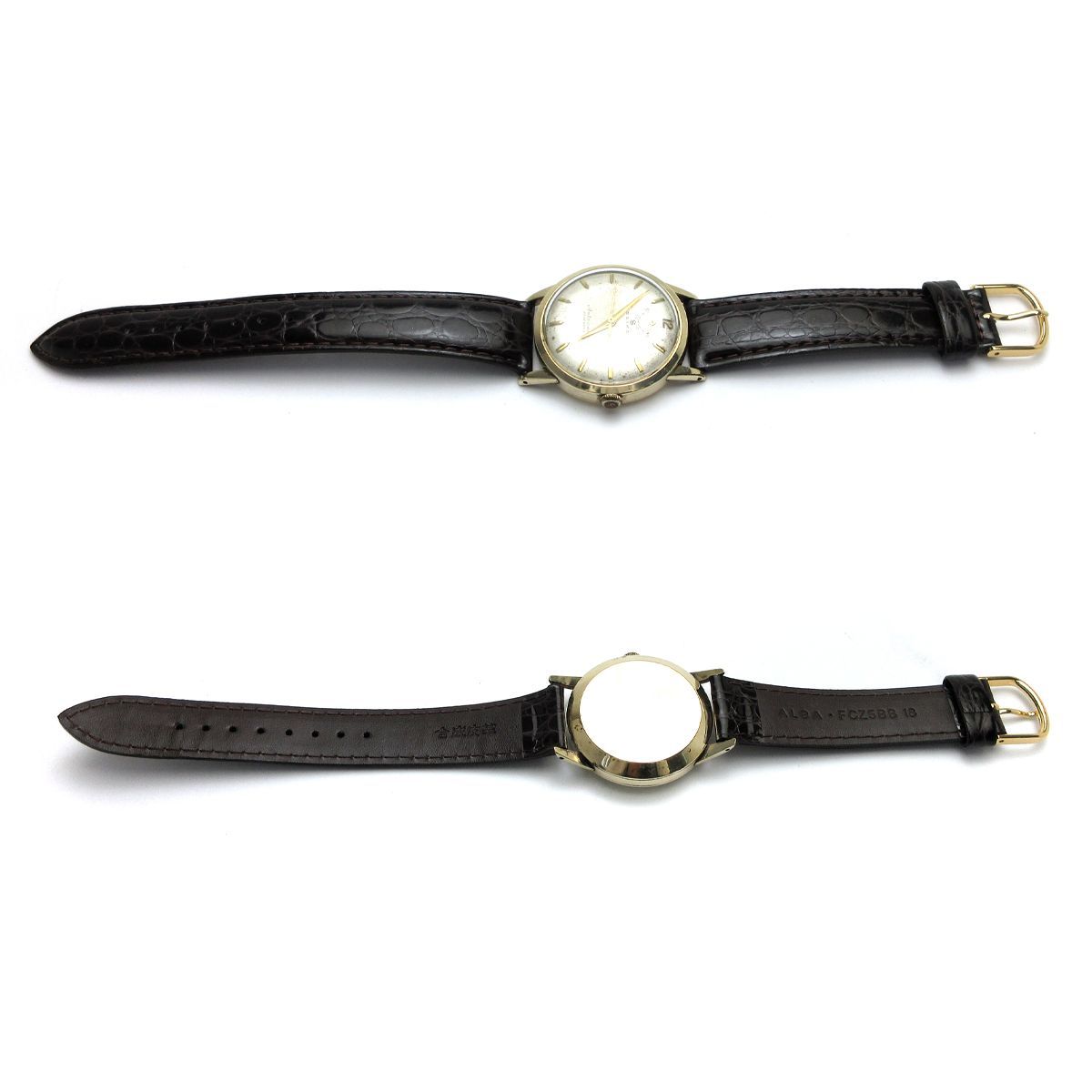 セイコー SEIKO オートマチック メンズ インジケーター K14金張り 精工 