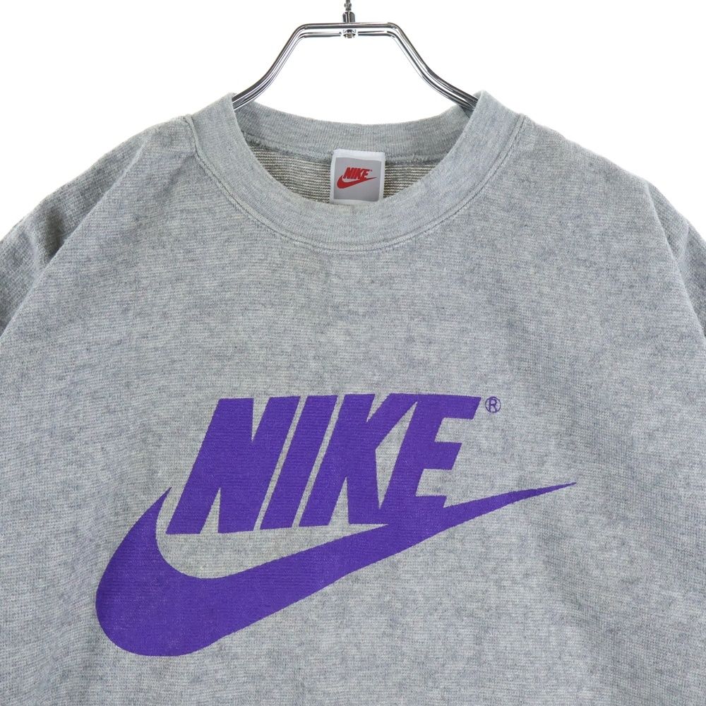 NIKE (ナイキ) 90s VINTAGE 銀タグ ロゴプリント 半袖スウェット