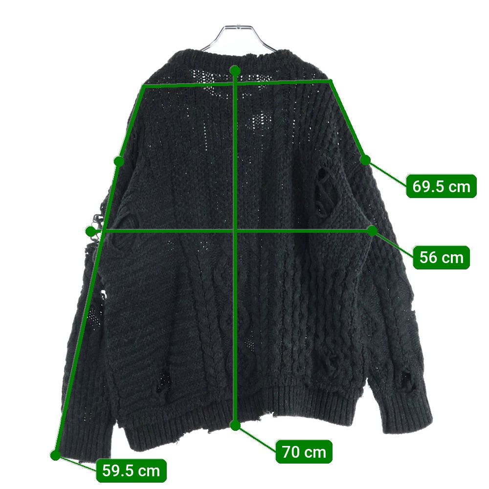 NEIGHBORHOOD (ネイバーフッド) 23AW PATCHWORK SAVAGE SWEATER パッチ