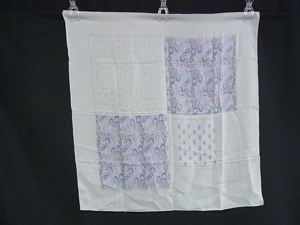 □美品□ ChristianDior クリスチャンディオール シルク100% 総柄