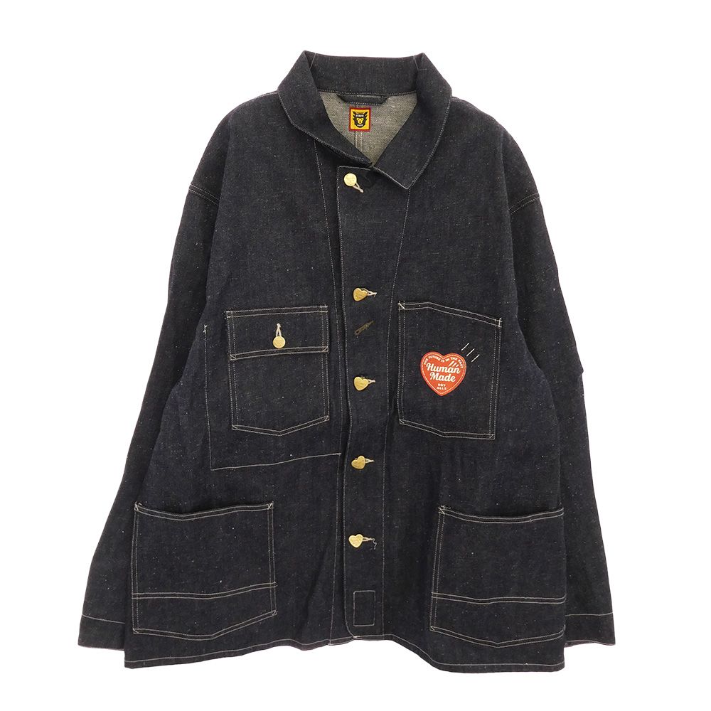 HUMAN MADE ヒューマンメイド HM28JK001 DENIM COVERALL JACKET PAST