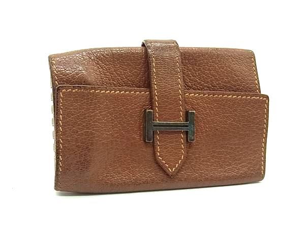 HERMES エルメス べアン シェーブル シルバー金具 6連 キーケース 鍵