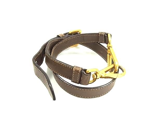 PRADA プラダ レザー ショルダーストラップ ショルダーベルト 斜め掛け