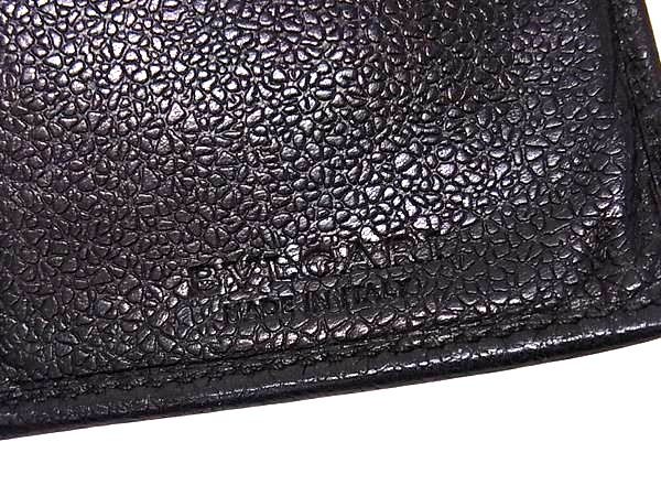 BVLGARI ブルガリブルガリ レザー 二つ折り 長財布 ウォレット 小銭