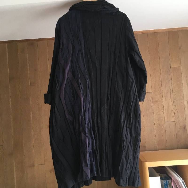 美品 センソユニコ Senso unico 慈雨 ジウ ロング コンブ コート40