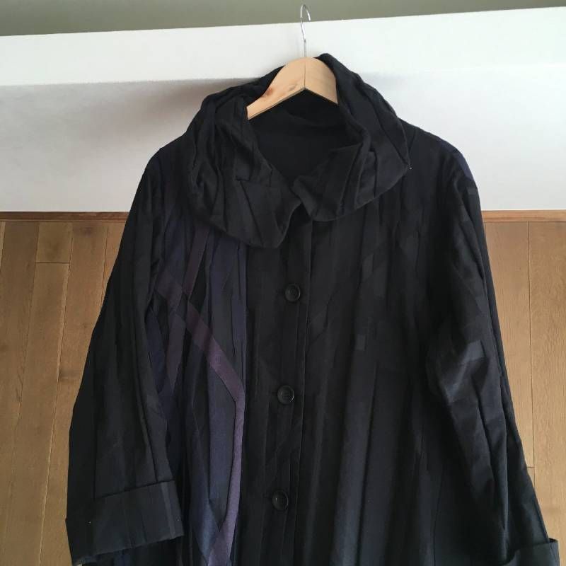 美品 センソユニコ Senso unico 慈雨 ジウ ロング コンブ コート40