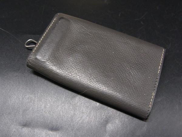 HERMES エルメス セリエエテュイクレ4 レザー シルバー金具 4連キー