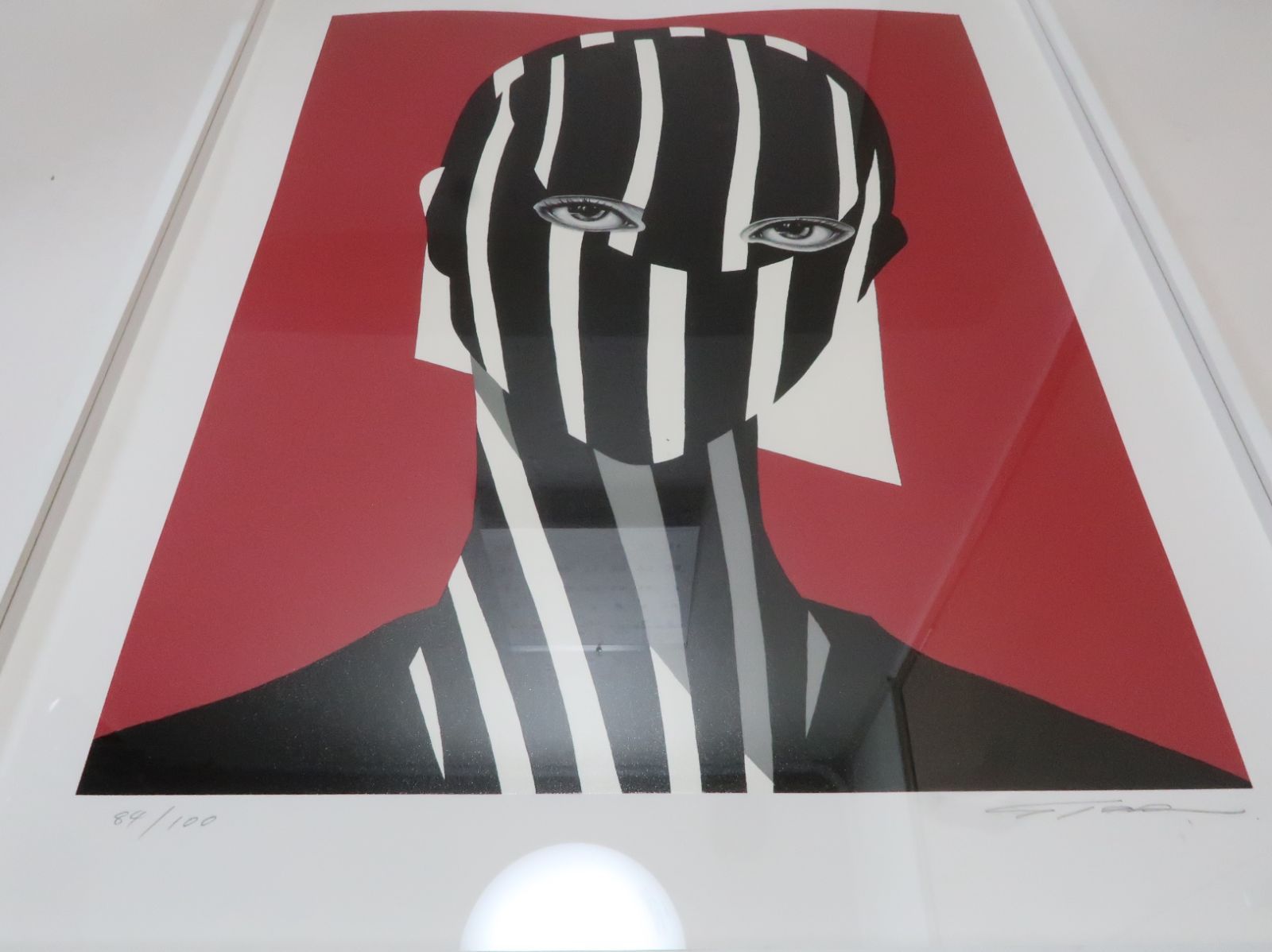 版画・松山しげき・Shigeki Matsuyama/ネオシルクスクリーン・Portrait