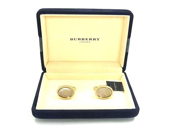 □美品□ BURBERRY バーバリー カフスボタン カフリンクス