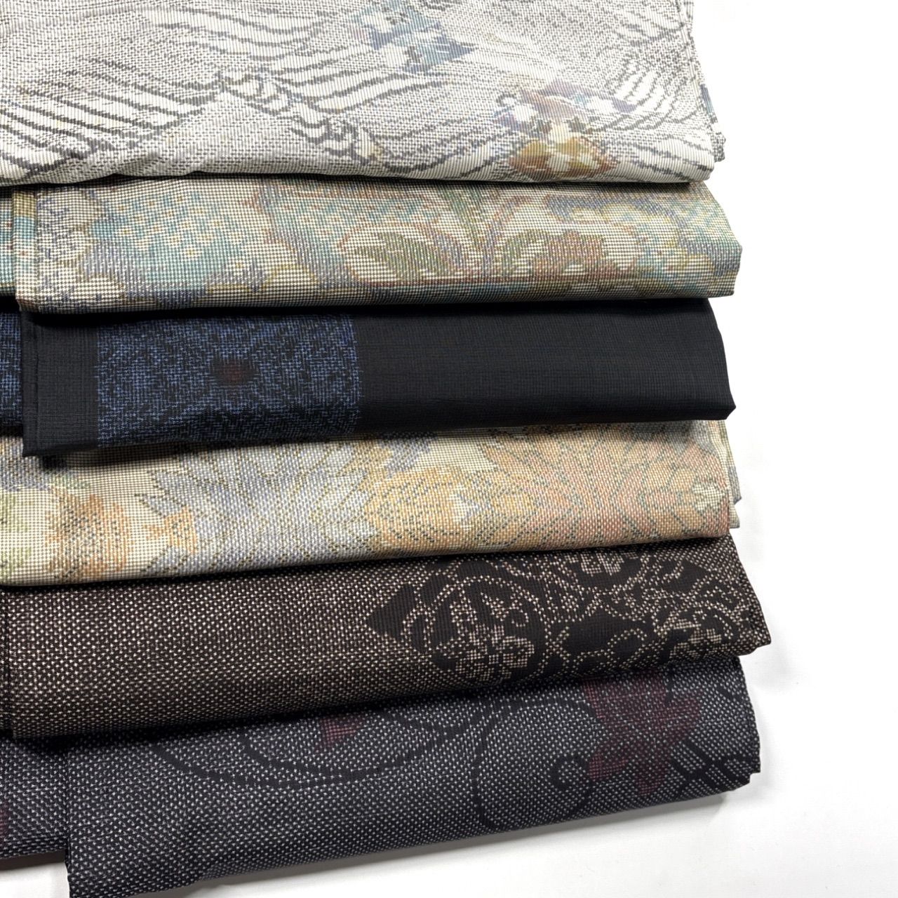 大島紬 6枚 正絹 着物まとめ売り 同梱購入歓迎 リメイク用 着付け練習