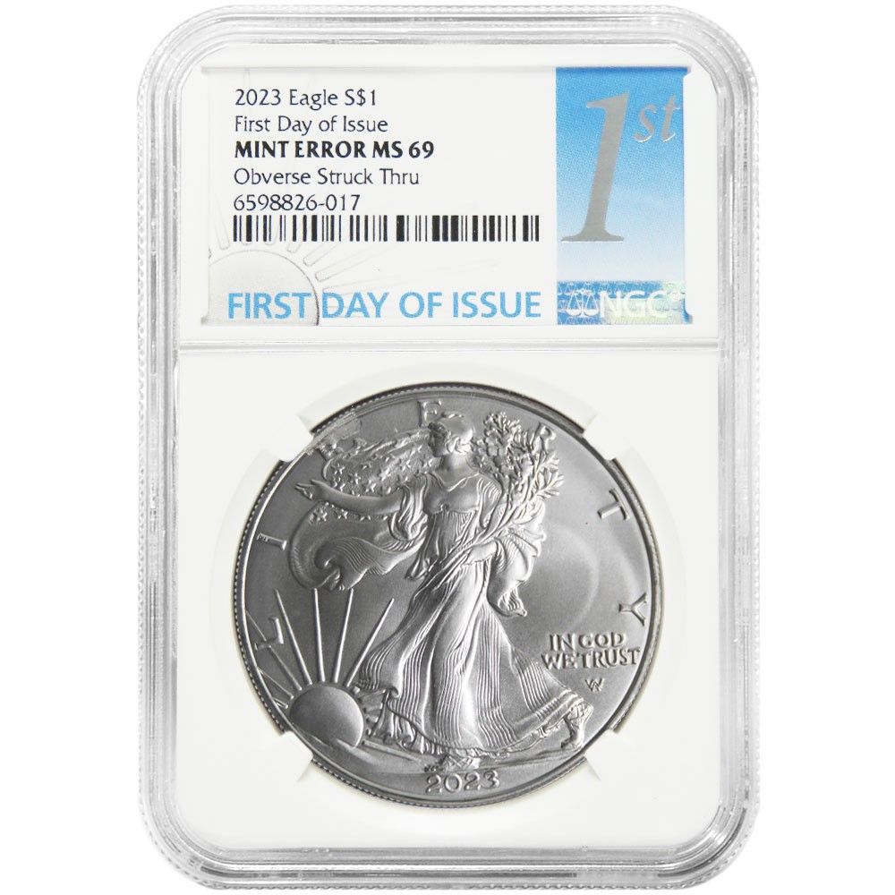 2023年 1ドル アメリカン シルバー イーグル NGC MS69 FDI ミント