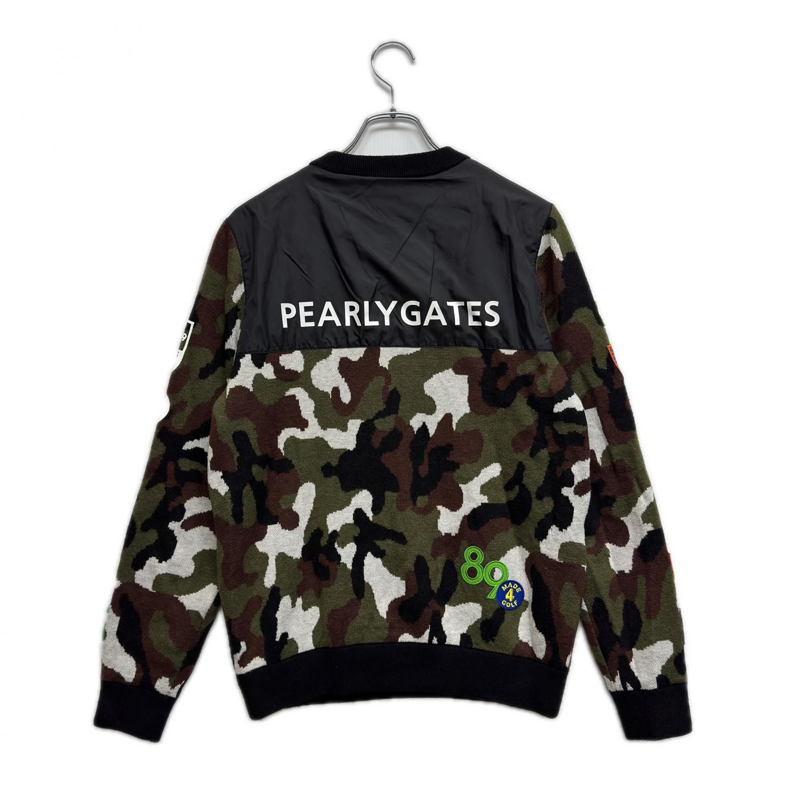 中古 メンズ パーリーゲイツ PEARLY GATES ニットアウター 4(M) カーキ