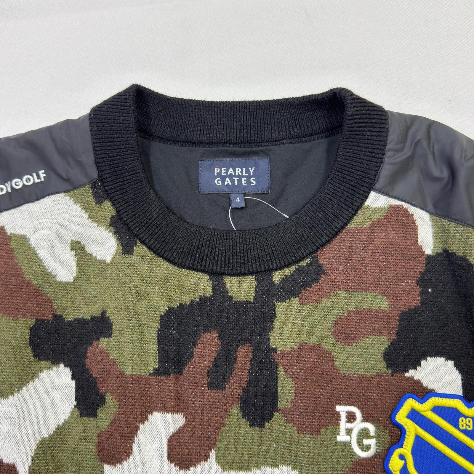 中古 メンズ パーリーゲイツ PEARLY GATES ニットアウター 4(M) カーキ