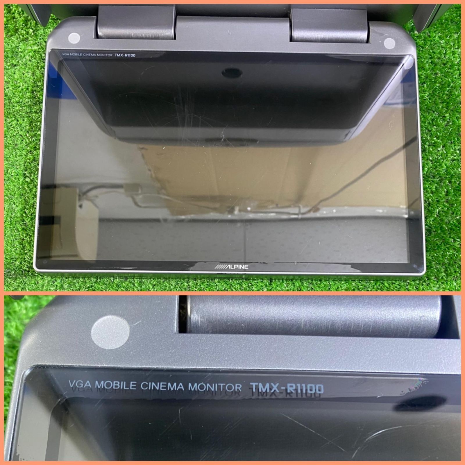 ZT-6788] アルパイン TMX-R1100 フリップダウンモニター／リア