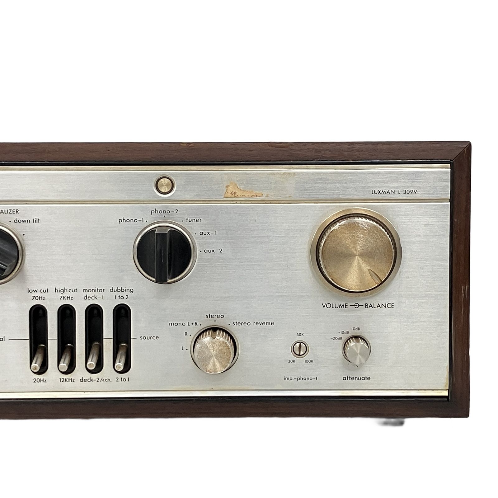 LUXMAN L-309V ラックスマン Vシリーズ プリメインアンプ ウッド