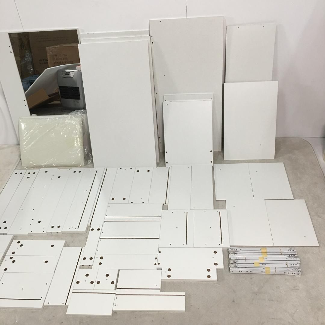 訳あり部品ドレッサー化粧台 テーブル 鏡台 LEDライト付き1713-170