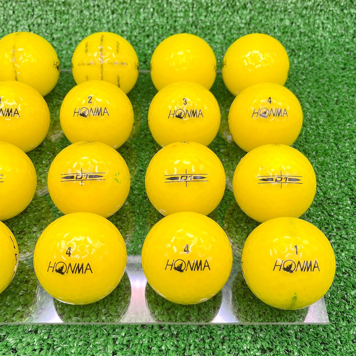 ロストボール 本間ゴルフ ホンマ D1 20球 年式混合 イエロー Bランク