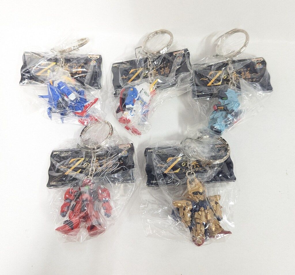 バンプレスト Zの系譜/フィギュアキーホルダー/ガンダムシリーズ 全5種