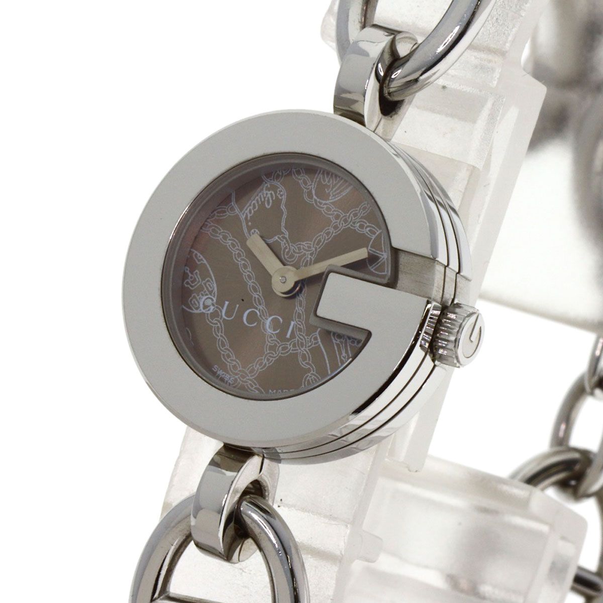 GUCCI グッチ 107 チャームウォッチ 腕時計 SS SS レディース [中古] GUCCI グッチ 107 チャームウォッチ 腕時計 SS SS レディース [中古