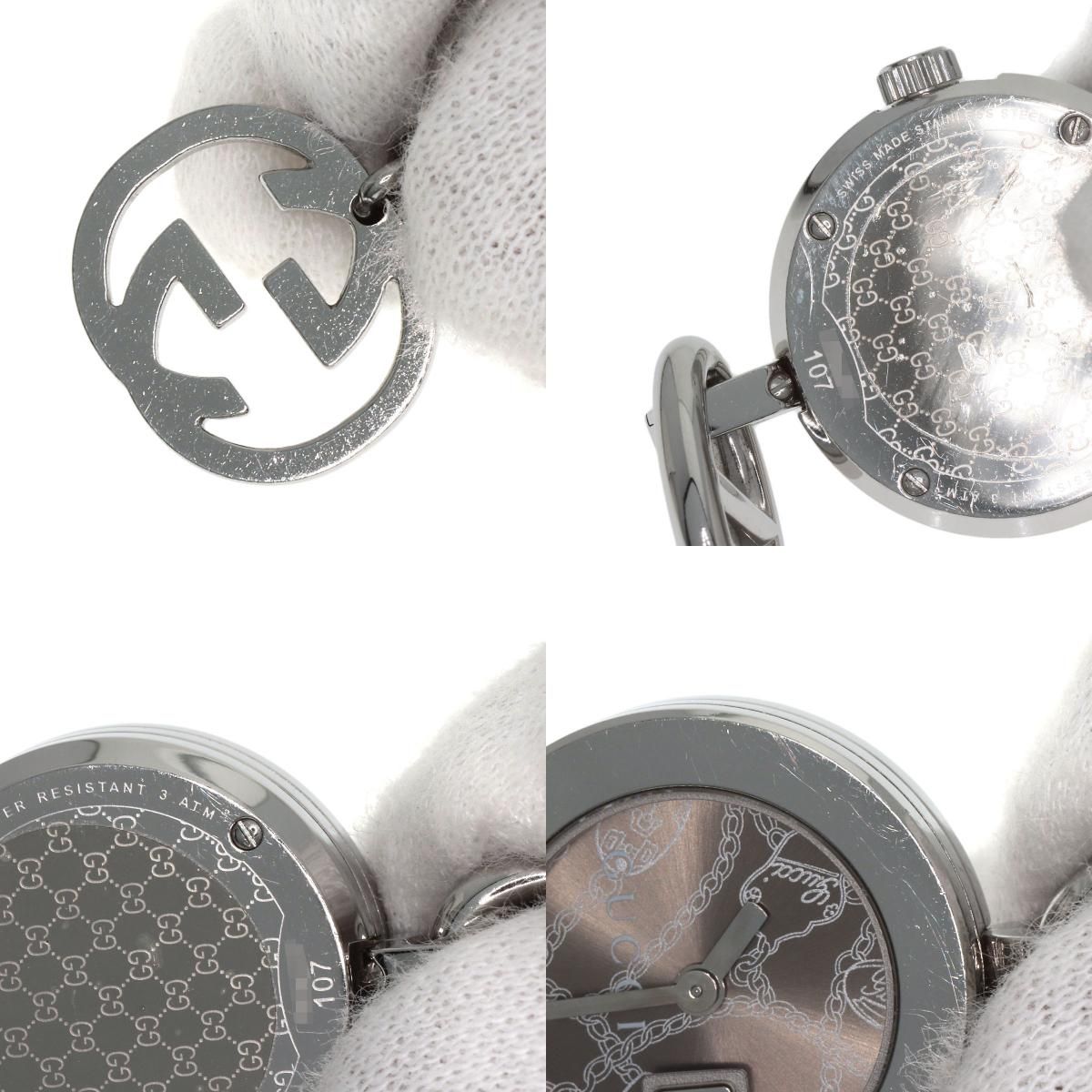 GUCCI グッチ 107 チャームウォッチ 腕時計 SS SS レディース [中古] GUCCI グッチ 107 チャームウォッチ 腕時計 SS SS レディース [中古