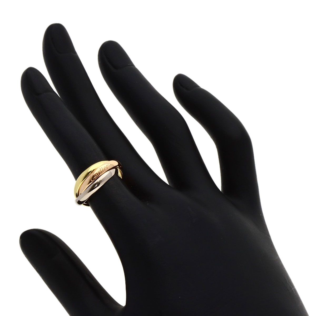 CARTIER カルティエ トリニティ SM #48 現行モデル リング・指輪 K18YG