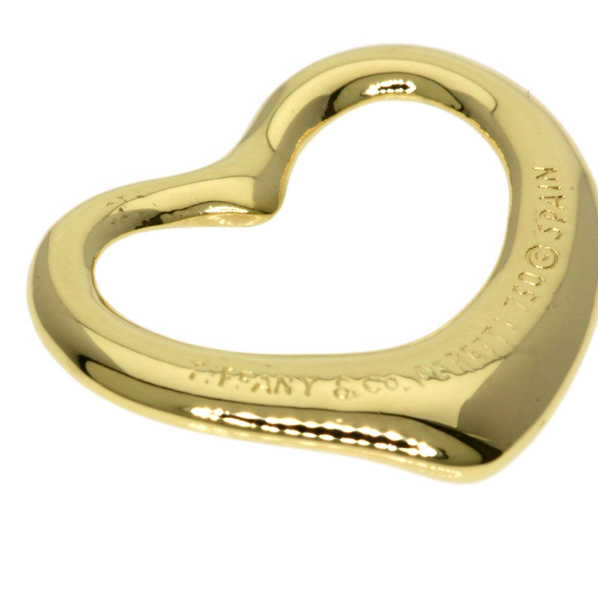 TIFFANY&Co. ティファニー オープンハート ペンダントトップ K18YG