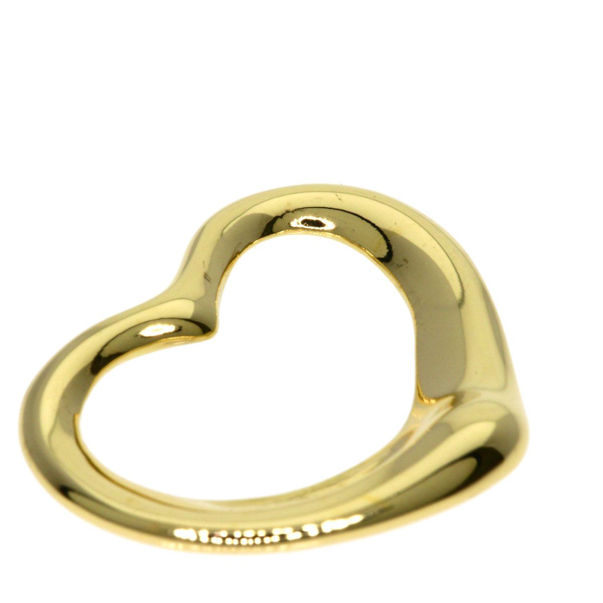 TIFFANY&Co. ティファニー オープンハート ペンダントトップ K18YG